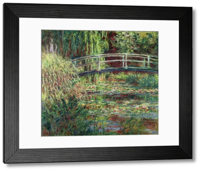 Framed Print : Waterlily Pond, Pink Harmony (Le bassin aux nympheas, harmonie rose). Artist: Monet, Claude (1840-1926) Framed Print : Waterlily Pond, Pink Harmony (Le bassin aux nympheas, harmonie rose). Artist: Monet, Claude (1840-1926)