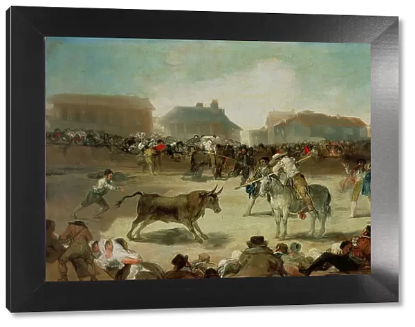 A Village Bullfight. Artist: Goya, Francisco, de (1746-1828)