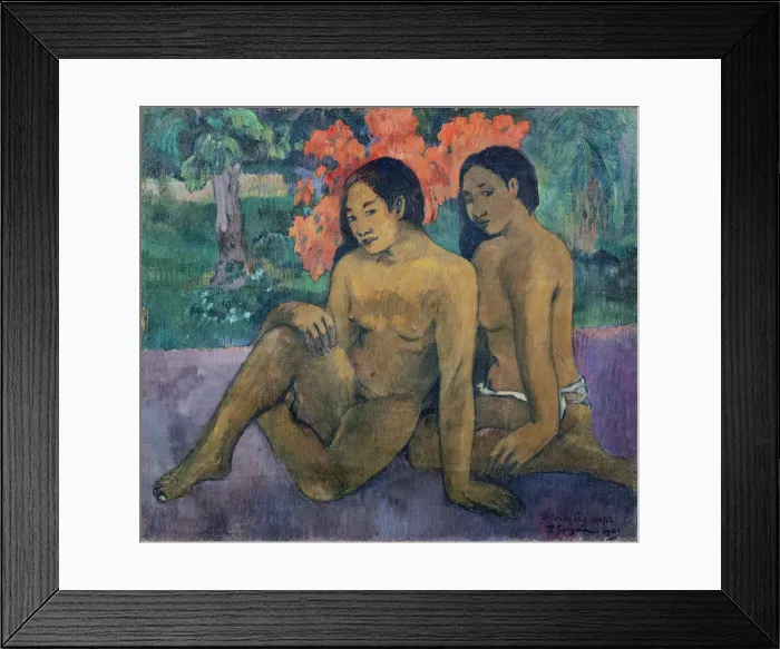 Framed Print : Et l or de leur corps (Et l or de leur corps). Artist: Gauguin, Paul Eugene Henri (1848-1903) Framed Print : Et l or de leur corps (Et l or de leur corps). Artist: Gauguin, Paul Eugene Henri (1848-1903)