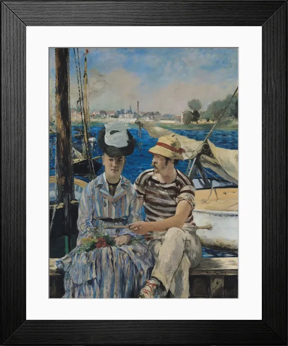 Framed Print : Argenteuil. Artist: Manet, Edouard (1832-1883) Framed Print : Argenteuil. Artist: Manet, Edouard (1832-1883)