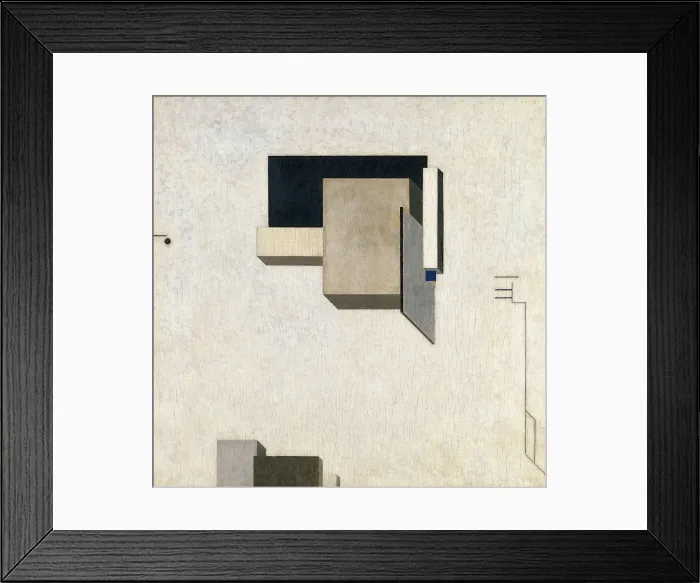 Framed Print : Proun 1. Artist: Lissitzky, El (1890-1941) Framed Print : Proun 1. Artist: Lissitzky, El (1890-1941)