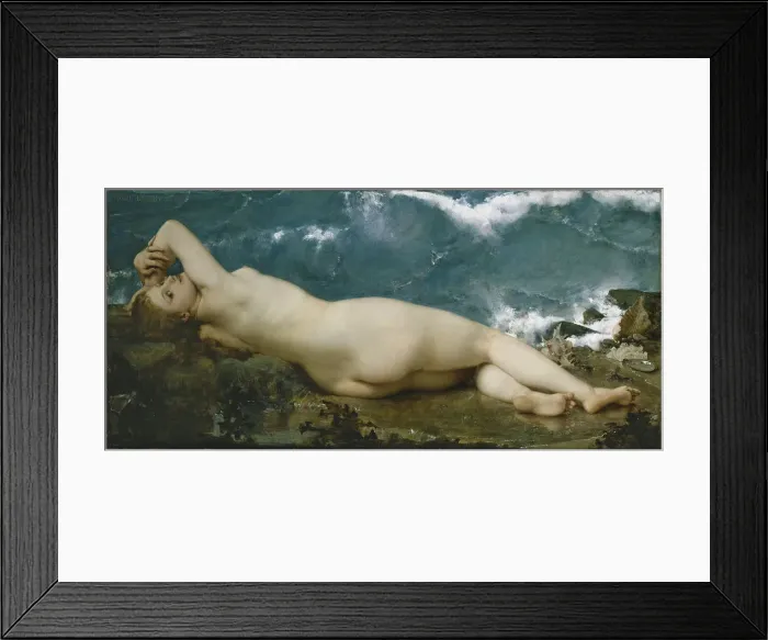 Framed Print : The Wave and the Pearl. Artist: Baudry, Paul Jacques Aime (1828-1886) Framed Print : The Wave and the Pearl. Artist: Baudry, Paul Jacques Aime (1828-1886)