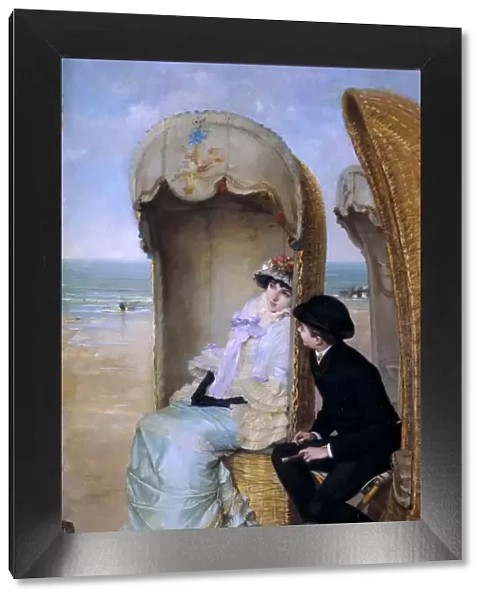 The Confession. Artist: Palmaroli y Gonzalez, Vicente (1834-1896)