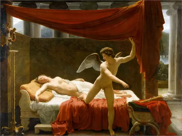 Cupid and Psyche. Artist: Picot, Francois-Edouard (1786-1868)