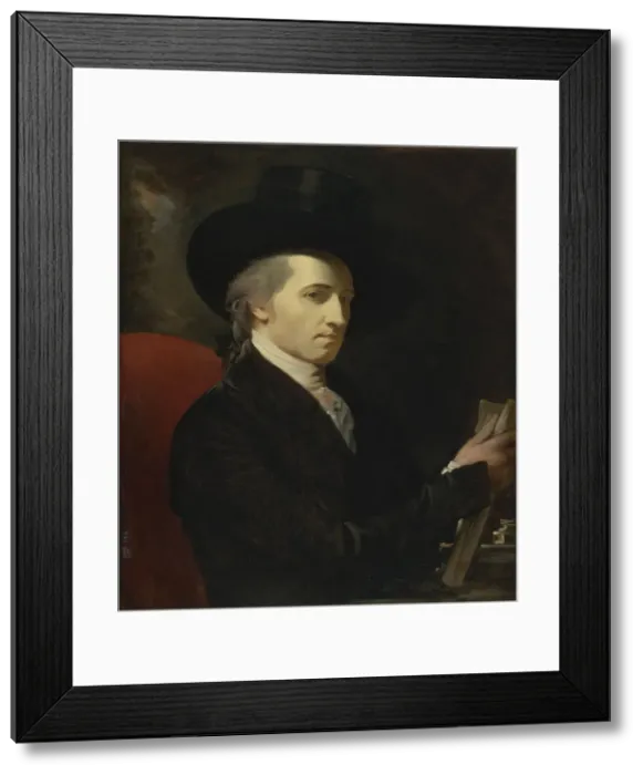 Framed Print : Self-Portrait. Artist: West, Benjamin (1738-1820) Framed Print : Self-Portrait. Artist: West, Benjamin (1738-1820)