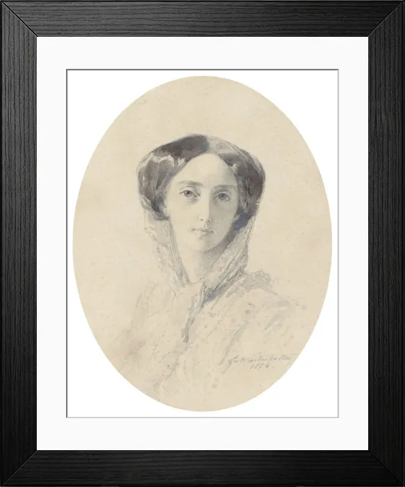 Framed Print : Portrait of Grand Duchess Olga Nikolaevna of Russia (1822-1892), Queen of Wurttemberg. Artist: Winterhalter, Franz Xavier (1805-1873) Framed Print : Portrait of Grand Duchess Olga Nikolaevna of Russia (1822-1892), Queen of Wurttemberg. Artist: Winterhalter, Franz Xavier (1805-1873)