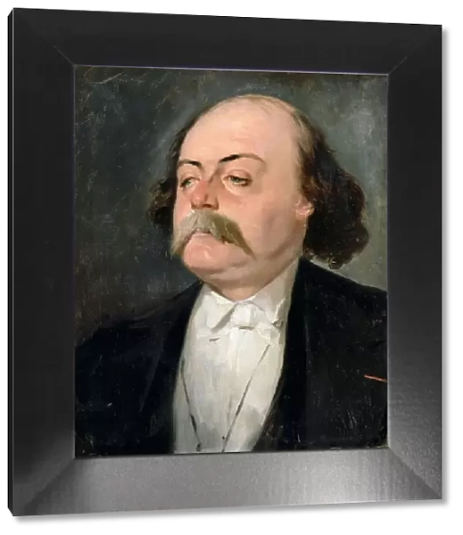 Portrait of Gustave Flaubert (1821-1880). Artist: Giraud, Pierre Francois Eugene (1806-1881)