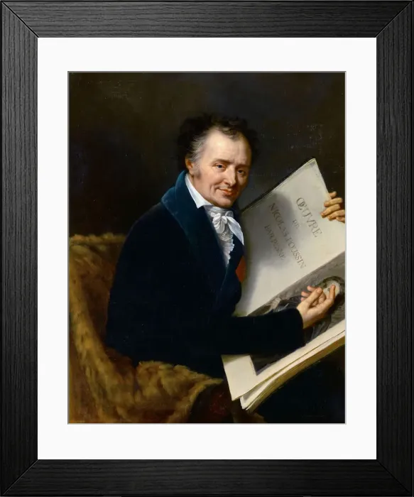 Framed Print : Portrait of Dominique-Vivant Denon (1747-1825). Artist: Lefevre, Robert (1756-1830) Framed Print : Portrait of Dominique-Vivant Denon (1747-1825). Artist: Lefevre, Robert (1756-1830)