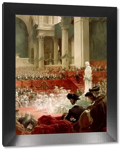 Celebration of the 100th Birthday of Victor Hugo at the Pantheon in Presence of the President Felix Artist: Chartran, Theobald (1849-1907)