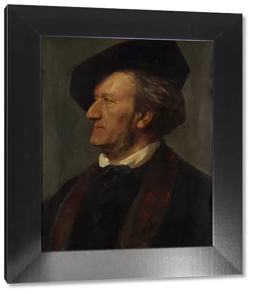 Portrait of the composer Richard Wagner (1813-1883). Artist: Lenbach, Franz, von (1836-1904)