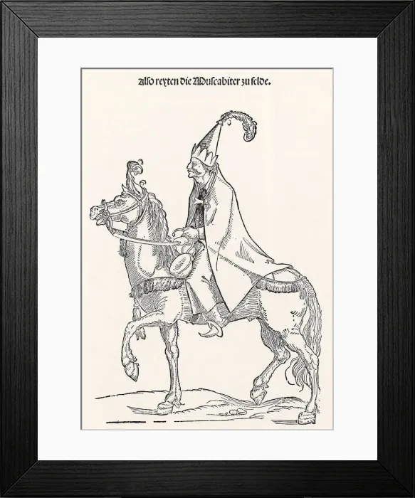 Framed Print : A Russian. Artist: Schoen, Erhard (1491-1592) Framed Print : A Russian. Artist: Schoen, Erhard (1491-1592)