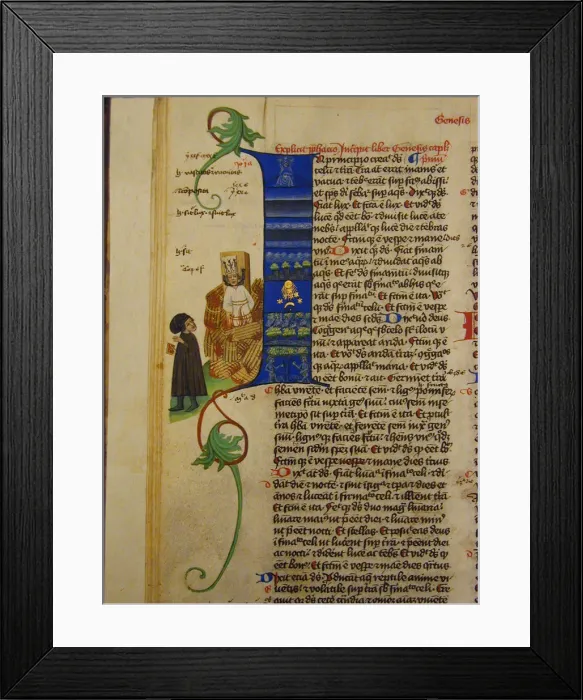Framed Print : The burning of John Hus (From the Martinitz Bible). Artist: Petrus de Mladoniovicz, (Petr z Mladonovic) (ca 1390-1451) Framed Print : The burning of John Hus (From the Martinitz Bible). Artist: Petrus de Mladoniovicz, (Petr z Mladonovic) (ca 1390-1451)