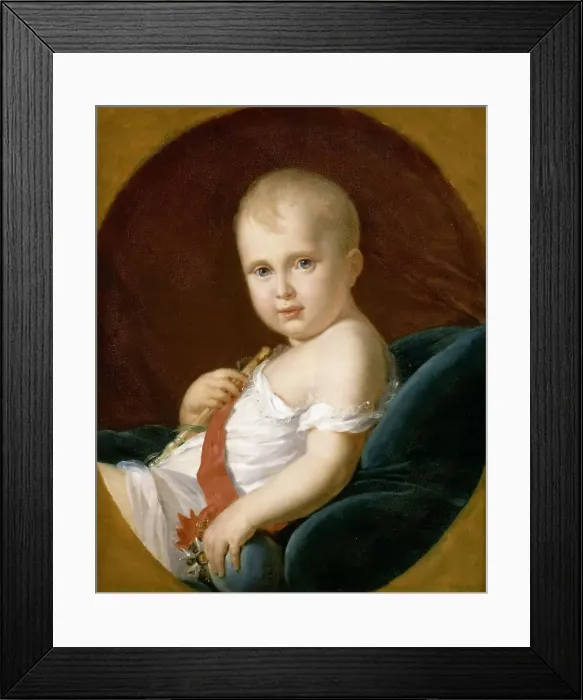Framed Print : Napoleon Francois Bonaparte, Duke of Reichstadt, King of Rome. Artist: Gerard, Francois Pascal Simon (1770-1837) Framed Print : Napoleon Francois Bonaparte, Duke of Reichstadt, King of Rome. Artist: Gerard, Francois Pascal Simon (1770-1837)