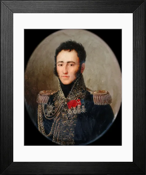 Framed Print : General Edmond de Talleyrand-Perigord (1787-1872). Artist: Kinson, Francois-Joseph (1770-1839) Framed Print : General Edmond de Talleyrand-Perigord (1787-1872). Artist: Kinson, Francois-Joseph (1770-1839)