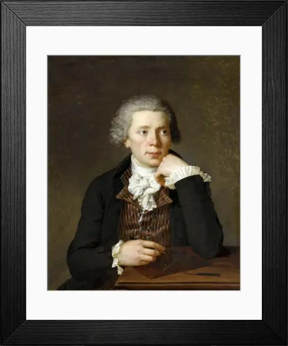 Framed Print : Portrait of Jacques Joseph Coiny (1761-1809). Artist: Fabre, Francois-Xavier Pascal, Baron (1766-1837) Framed Print : Portrait of Jacques Joseph Coiny (1761-1809). Artist: Fabre, Francois-Xavier Pascal, Baron (1766-1837)