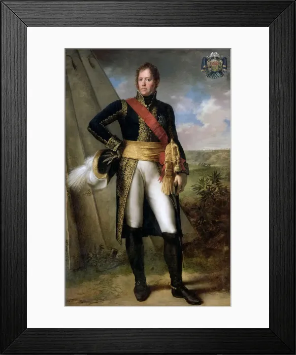 Framed Print : Portrait of Marshal Michel Ney (1769-1815). Artist: Rouillard, Jean-Sebastien (1789-1852) Framed Print : Portrait of Marshal Michel Ney (1769-1815). Artist: Rouillard, Jean-Sebastien (1789-1852)