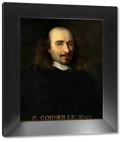 Portrait of Pierre Corneille (1606-1684). Artist: Le Brun, Charles (1619-1690)