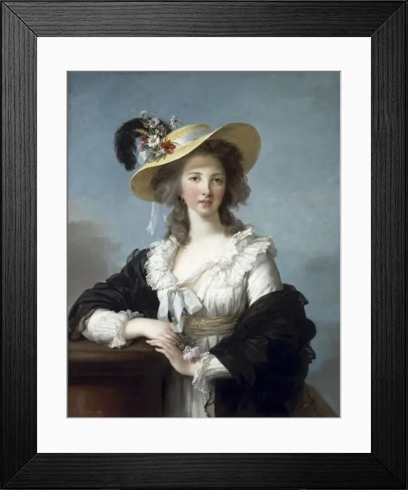 Framed Print : Yolande Martine Gabrielle de Polastron, Duchess of Polignac. Artist: Vigee-Lebrun, Marie Louise Elisabeth (1755-1842) Framed Print : Yolande Martine Gabrielle de Polastron, Duchess of Polignac. Artist: Vigee-Lebrun, Marie Louise Elisabeth (1755-1842)