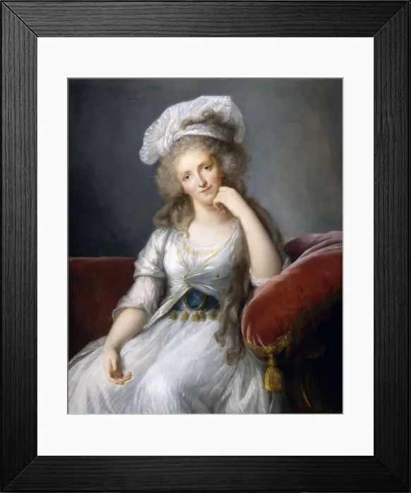 Framed Print : Louise Marie Adelaide de Bourbon-Penthievre, Duchess of Orleans. Artist: Vigee-Lebrun, Marie Louise Elisabeth (1755-1842) Framed Print : Louise Marie Adelaide de Bourbon-Penthievre, Duchess of Orleans. Artist: Vigee-Lebrun, Marie Louise Elisabeth (1755-1842)