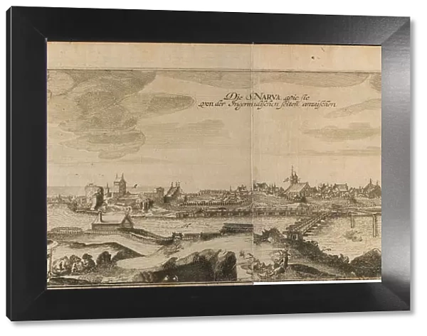 Narva (Illustration from Travels to the Great Duke of Muscovy and the King of Persia by Adam Olear Artist: Rothgiesser, Christian Lorenzen (?-1659)