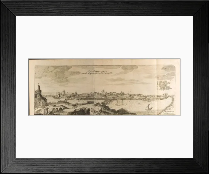 Framed Print : Narva (Illustration from Travels to the Great Duke of Muscovy and the King of Persia by Adam Olear Artist: Rothgiesser, Christian Lorenzen (?-1659) Framed Print : Narva (Illustration from Travels to the Great Duke of Muscovy and the King of Persia by Adam Olear Artist: Rothgiesser, Christian Lorenzen (?-1659)
