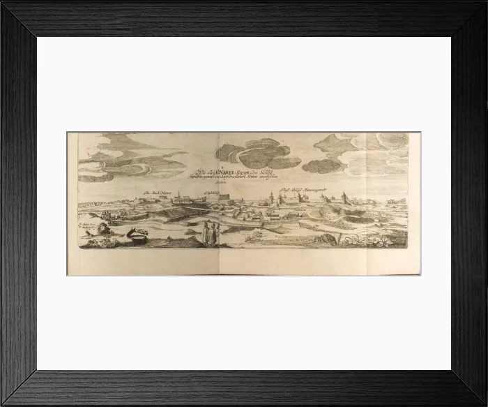 Framed Print : Narva (Illustration from Travels to the Great Duke of Muscovy and the King of Persia by Adam Olear Artist: Rothgiesser, Christian Lorenzen (?-1659) Framed Print : Narva (Illustration from Travels to the Great Duke of Muscovy and the King of Persia by Adam Olear Artist: Rothgiesser, Christian Lorenzen (?-1659)