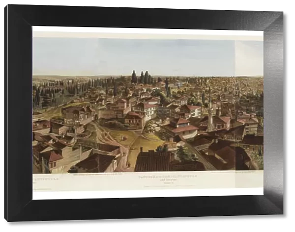 Panorama of Constantinople. Artist: Barker, Henry Aston (1774-1856)