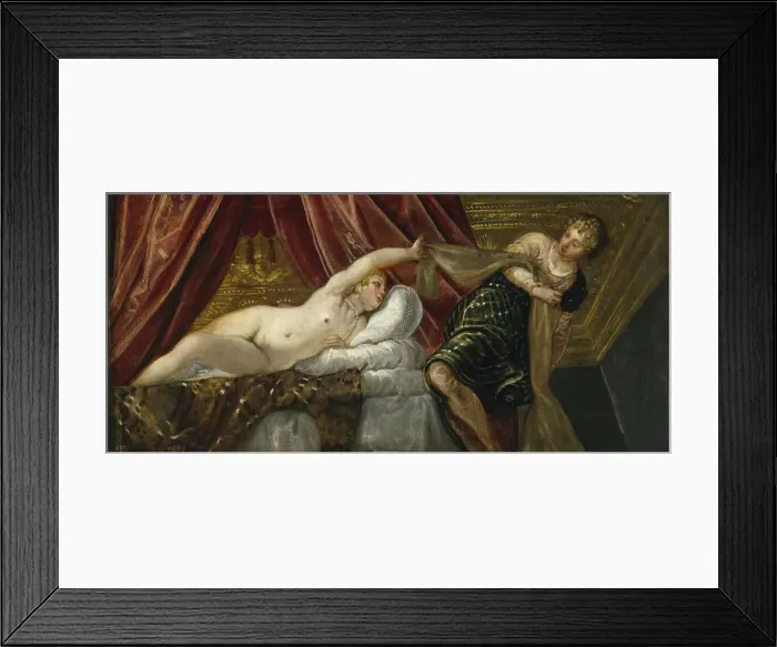 Framed Print : Joseph and Potiphars Wife. Artist: Tintoretto, Jacopo (1518-1594) Framed Print : Joseph and Potiphars Wife. Artist: Tintoretto, Jacopo (1518-1594)