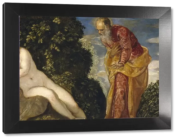 Susannah and the Elders. Artist: Tintoretto, Jacopo (1518-1594)