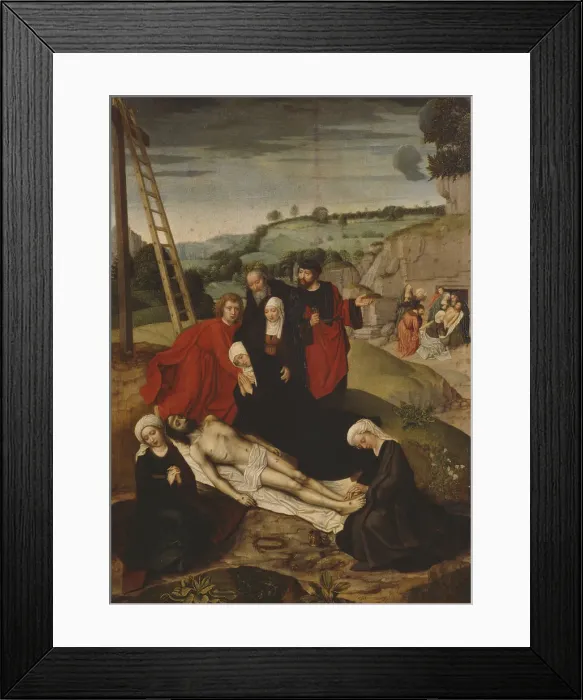 Framed Print : The Lamentation over Christ. Artist: Isenbrant, Adriaen (1490-1551) Framed Print : The Lamentation over Christ. Artist: Isenbrant, Adriaen (1490-1551)