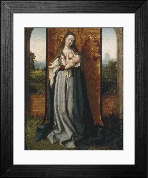 Framed Print : Virgin and child. Artist: Provost (Provoost), Jan (1465-1529) Framed Print : Virgin and child. Artist: Provost (Provoost), Jan (1465-1529)