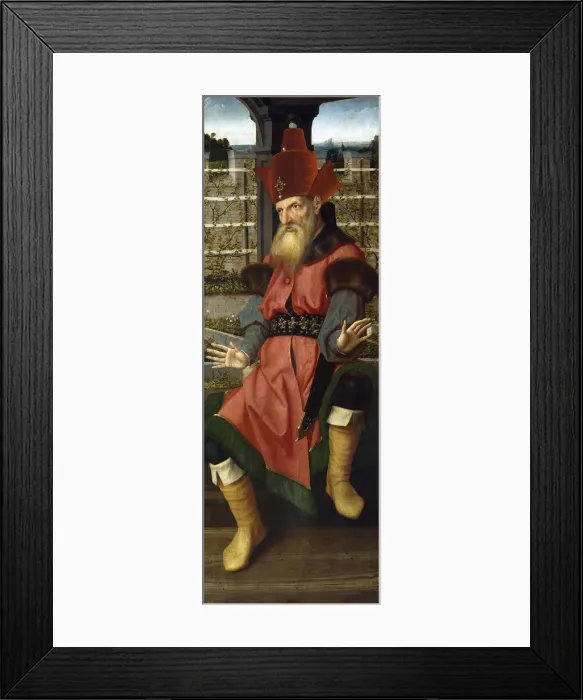 Framed Print : Zechariah. Artist: Provost (Provoost), Jan (1465-1529) Framed Print : Zechariah. Artist: Provost (Provoost), Jan (1465-1529)