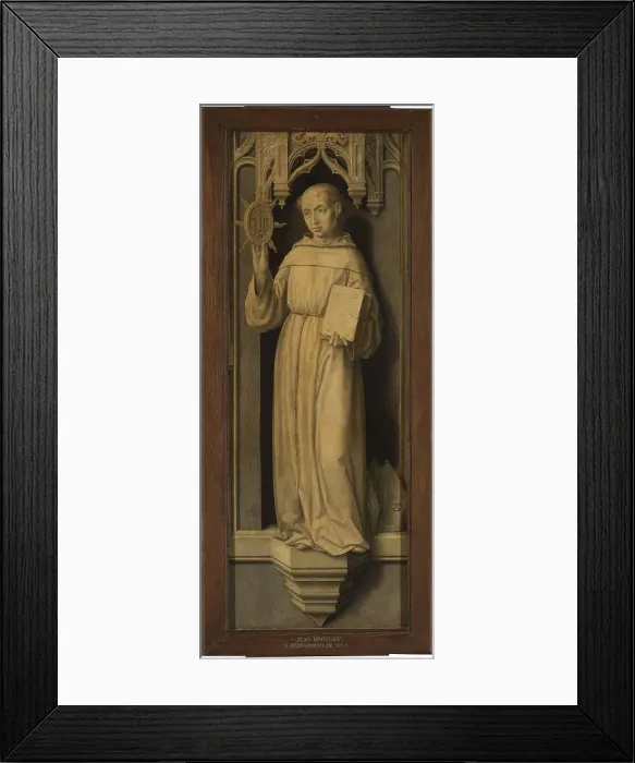 Framed Print : Saint Bernardino of Siena. Artist: Provost (Provoost), Jan (1465-1529) Framed Print : Saint Bernardino of Siena. Artist: Provost (Provoost), Jan (1465-1529)