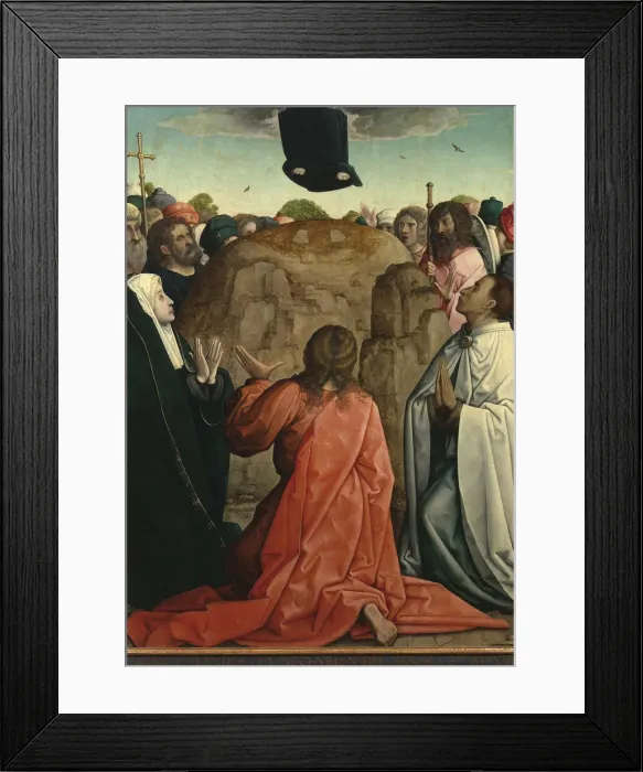 Framed Print : The Resurrection. Artist: Juan de Flandes (ca. 1465-1519) Framed Print : The Resurrection. Artist: Juan de Flandes (ca. 1465-1519)