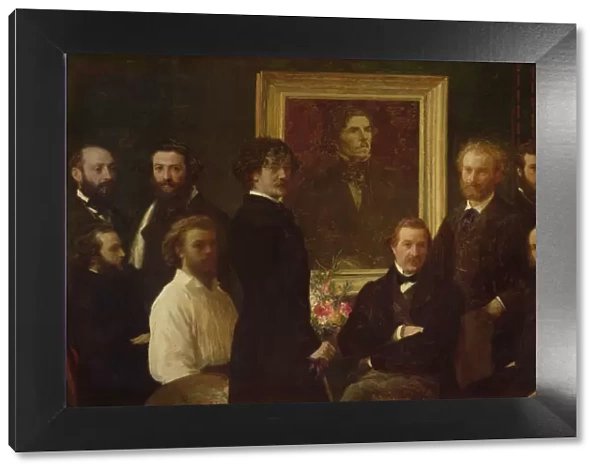 Hommage a Delacroix. Artist: Fantin-Latour, Henri (1836-1904)