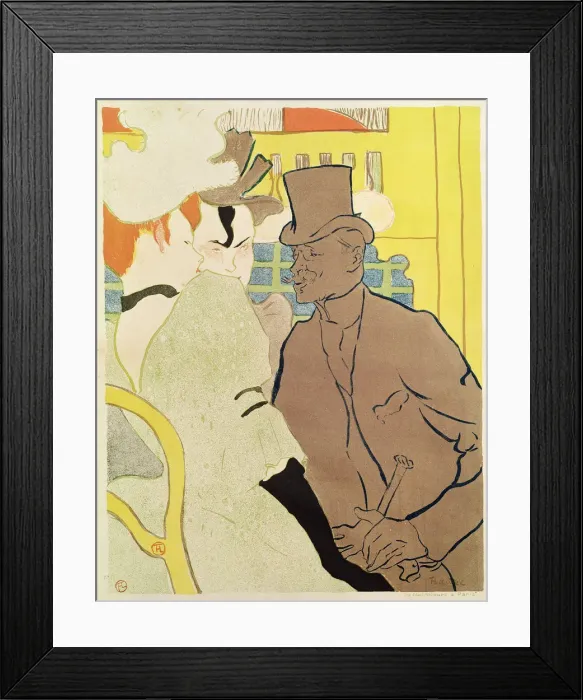 Framed Print : The Englishman at the Moulin Rouge. Artist: Toulouse-Lautrec, Henri, de (1864-1901) Framed Print : The Englishman at the Moulin Rouge. Artist: Toulouse-Lautrec, Henri, de (1864-1901)
