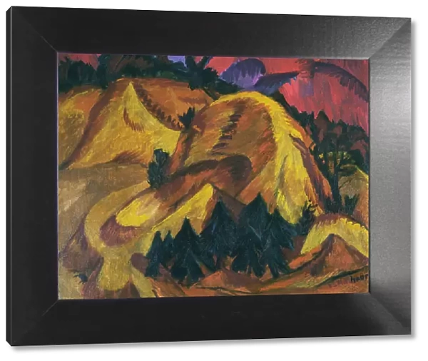 Sand Hills of the Engadin. Artist: Kirchner, Ernst Ludwig (1880-1938)