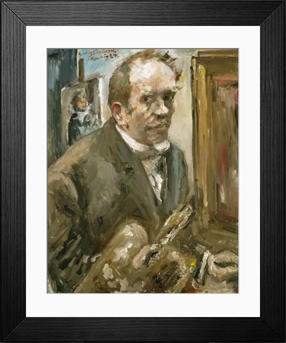 Framed Print : Self-Portrait. Artist: Corinth, Lovis (1858-1925) Framed Print : Self-Portrait. Artist: Corinth, Lovis (1858-1925)