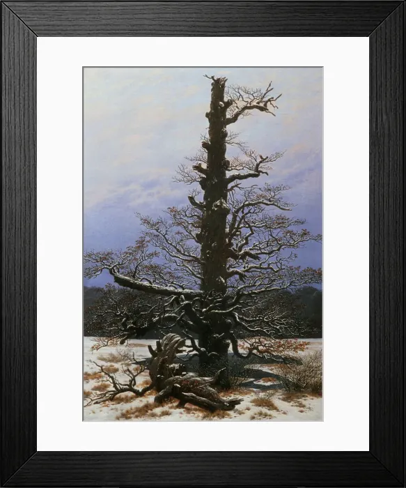 Framed Print : Oak Tree in the Snow. Artist: Friedrich, Caspar David (1774-1840) Framed Print : Oak Tree in the Snow. Artist: Friedrich, Caspar David (1774-1840)