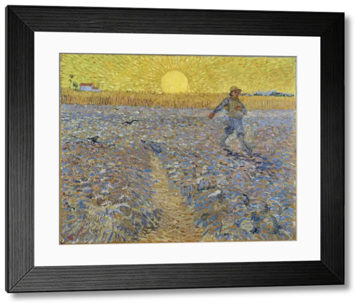 Framed Print : The sower. Artist: Gogh, Vincent, van (1853-1890) Framed Print : The sower. Artist: Gogh, Vincent, van (1853-1890)