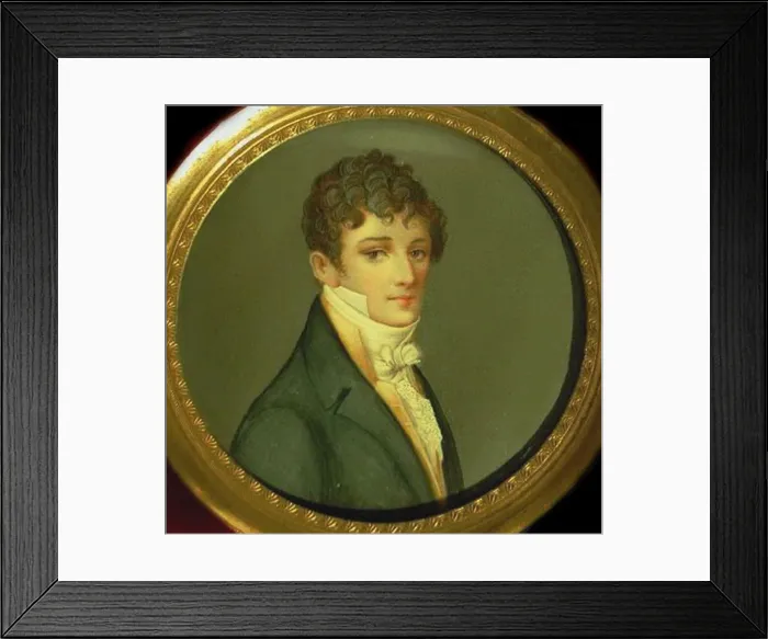 Framed Print : Portrait of Nikolay Afanasyevich Goncharov (1787-1861), Natalia Pushkinas father. Artist: Anonymous Framed Print : Portrait of Nikolay Afanasyevich Goncharov (1787-1861), Natalia Pushkinas father. Artist: Anonymous