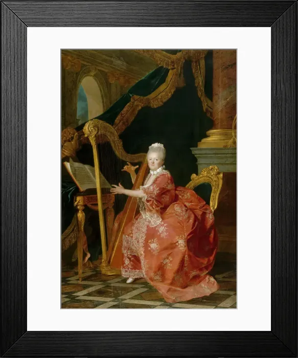 Framed Print : Marie Louise Therese Victoire of France (1733-1799). Artist: Aubry, Etienne (1745-1781) Framed Print : Marie Louise Therese Victoire of France (1733-1799). Artist: Aubry, Etienne (1745-1781)