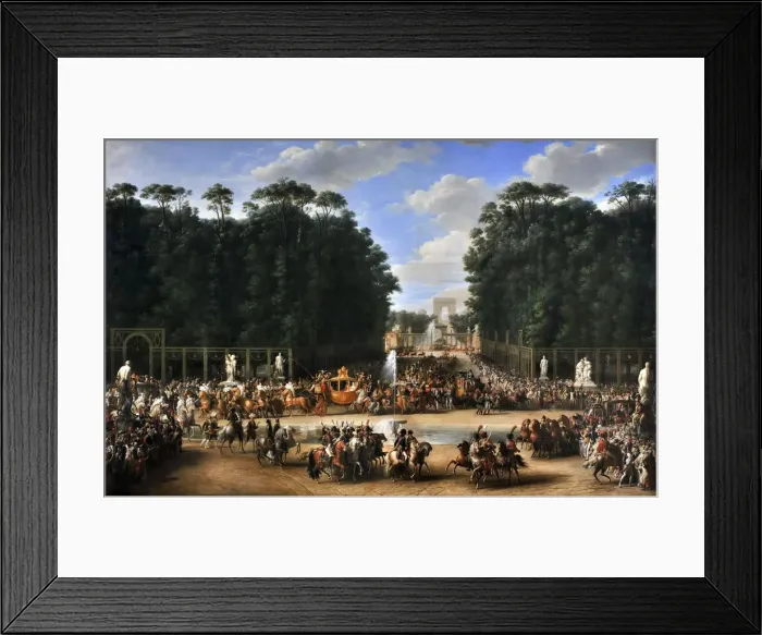 Framed Print : The marriage procession of Napoleon I and Marie-Louise crossing the Jardin des Tuileries on 2nd Apri Artist: Garnier, Etienne-Barthelemy (1759-1849) Framed Print : The marriage procession of Napoleon I and Marie-Louise crossing the Jardin des Tuileries on 2nd Apri Artist: Garnier, Etienne-Barthelemy (1759-1849)