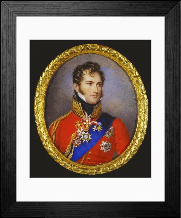 Framed Print : Leopold I, King of the Belgians (1790-1865). Artist: Collen, Henry (1798-1879) Framed Print : Leopold I, King of the Belgians (1790-1865). Artist: Collen, Henry (1798-1879)
