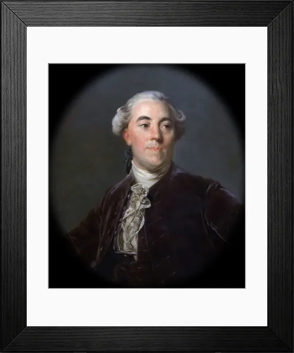 Framed Print : Portrait of Jacques Necker (1732-1804). Artist: Duplessis, Joseph-Siffred (1725-1802) Framed Print : Portrait of Jacques Necker (1732-1804). Artist: Duplessis, Joseph-Siffred (1725-1802)