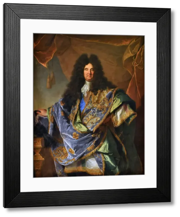 Framed Print : Philippe de Courcillon, Marquis de Dangeau (1638-1720). Artist: Rigaud, Hyacinthe Francois Honore (1659-1743) Framed Print : Philippe de Courcillon, Marquis de Dangeau (1638-1720). Artist: Rigaud, Hyacinthe Francois Honore (1659-1743)