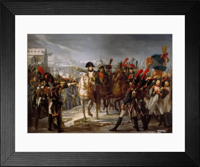 Framed Print : Napoleons speech to the 2nd Corps of the Grande Armee before the attack on Augsburg on 12 October 1 Artist: Gautherot, Claude (1769-1825) Framed Print : Napoleons speech to the 2nd Corps of the Grande Armee before the attack on Augsburg on 12 October 1 Artist: Gautherot, Claude (1769-1825)