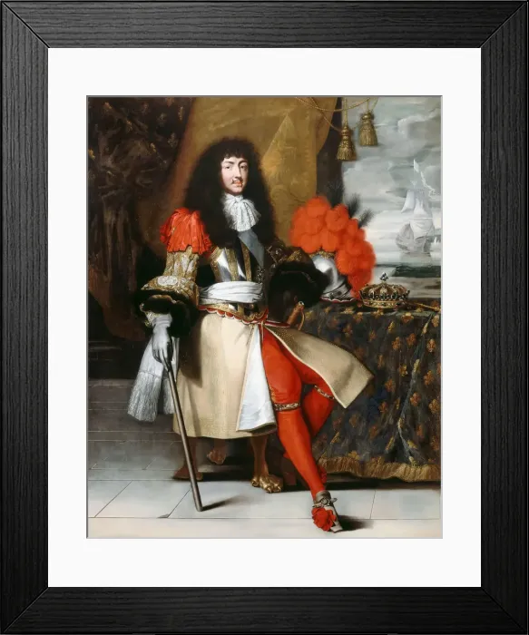 Framed Print : Louis XIV, King of France (1638-1715). Artist: Lefebvre, Claude (1632-1675) Framed Print : Louis XIV, King of France (1638-1715). Artist: Lefebvre, Claude (1632-1675)
