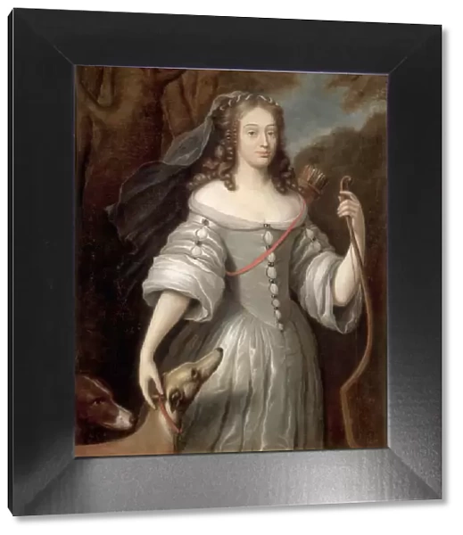 Louise de La Baume Le Blanc, Duchess of La Valliere. Artist: Lefebvre, Claude (1632-1675)