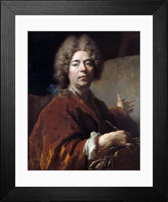 Framed Print : Self-Portrait. Artist: Largilliere, Nicolas, de (1656-1746) Framed Print : Self-Portrait. Artist: Largilliere, Nicolas, de (1656-1746)